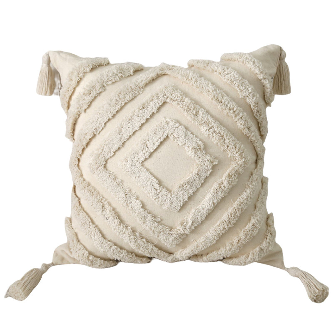 Bohemian tufted Cushion Cover