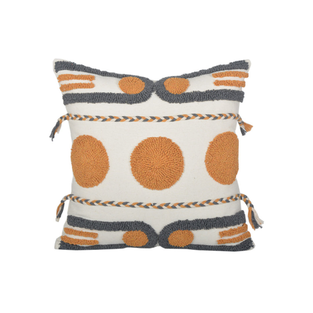 Bohemian tufted bright Cushion Cover