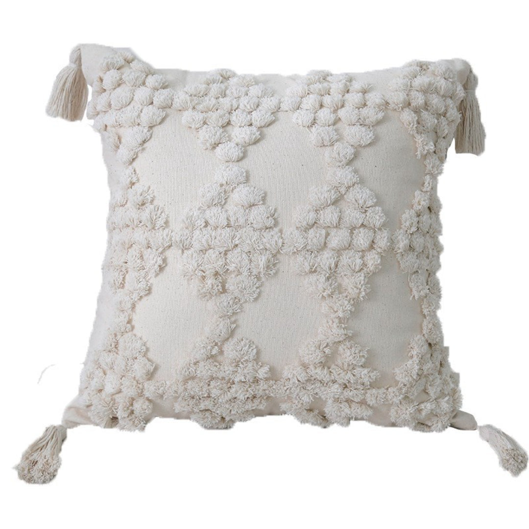 Bohemian tufted Cushion Cover