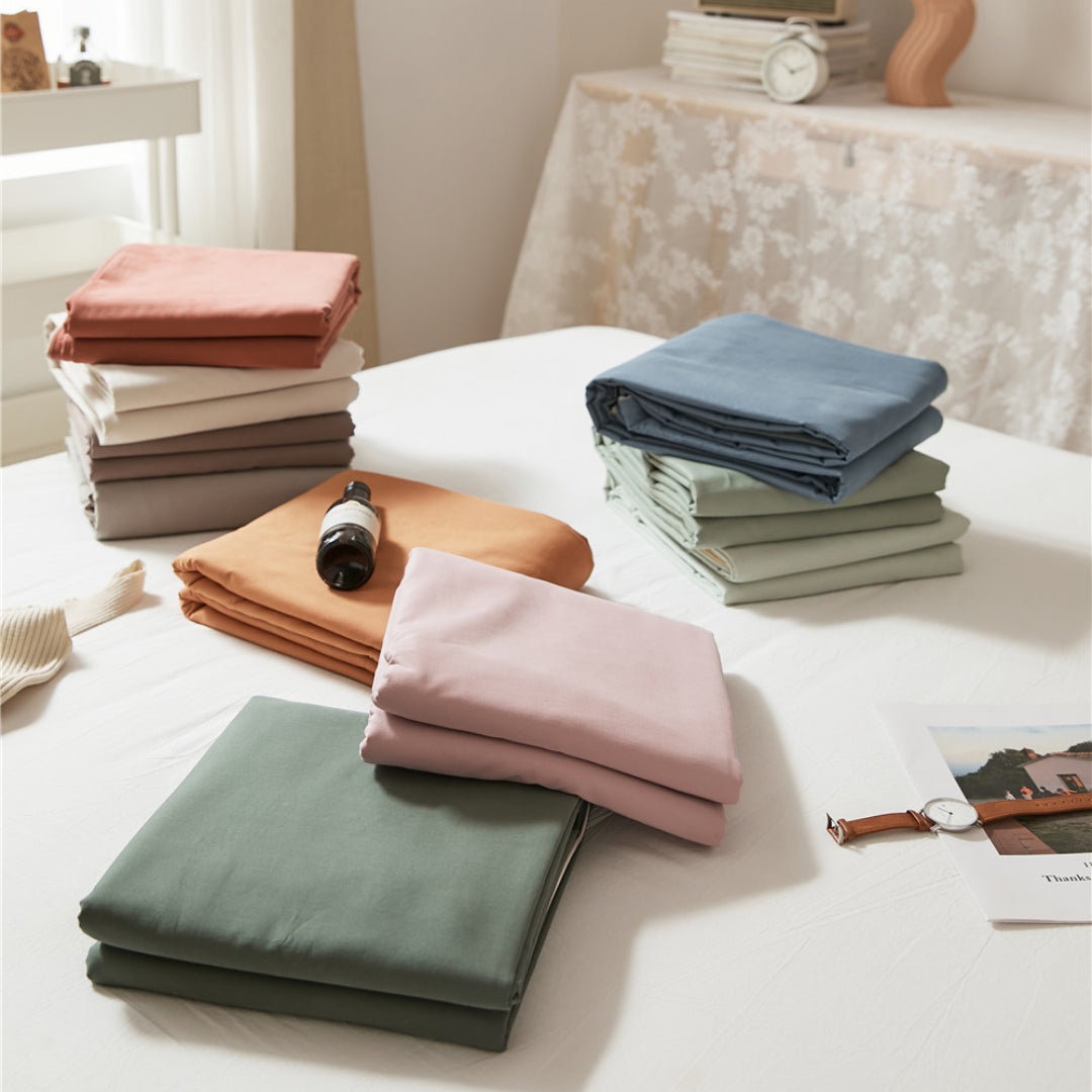 Solid color 100% cotton Pillowcase