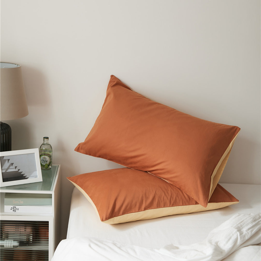 Solid color 100% cotton Pillowcase