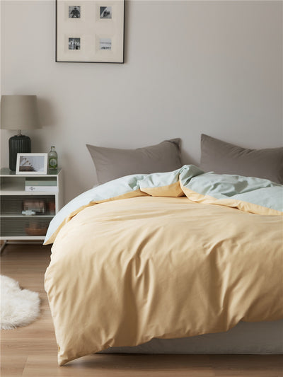 Solid color 100% cotton Duvet Cover