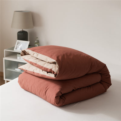 Solid color 100% cotton Duvet Cover