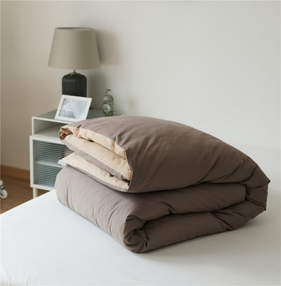 Solid color 100% cotton Duvet Cover