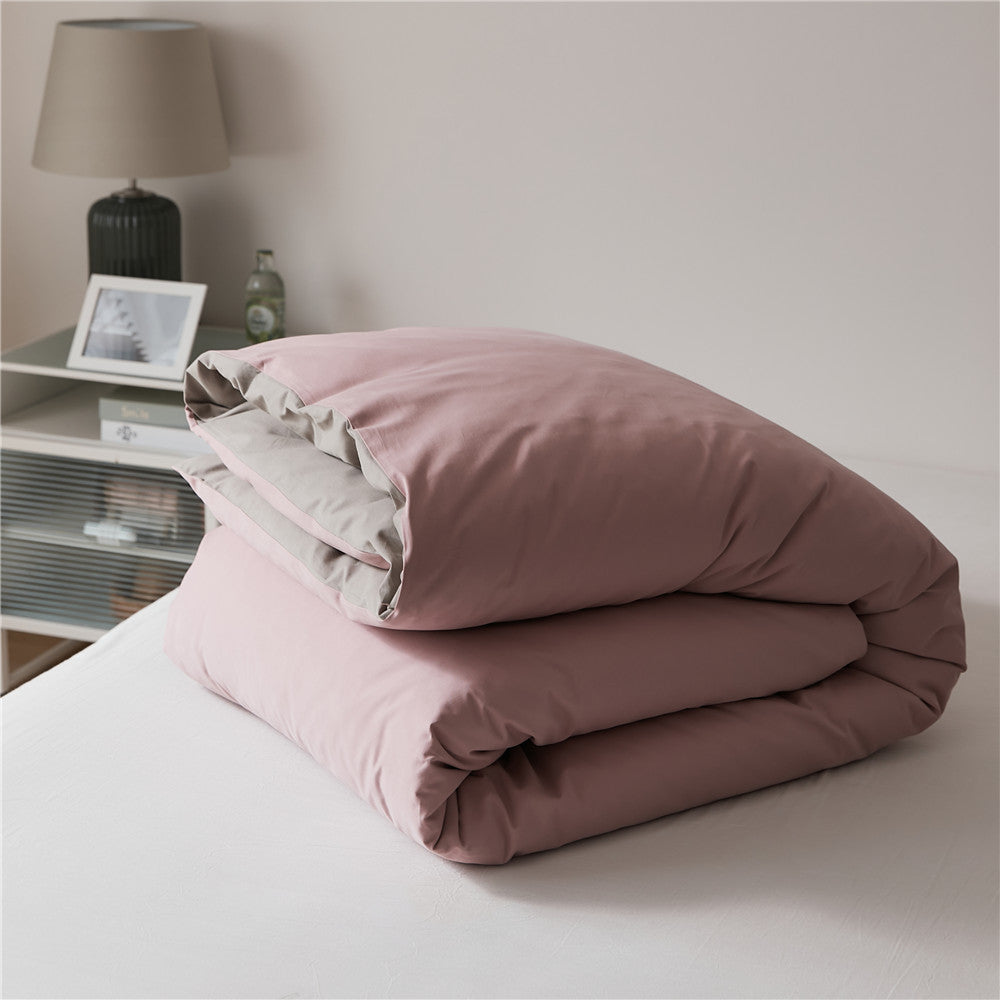 Solid color 100% cotton Duvet Cover