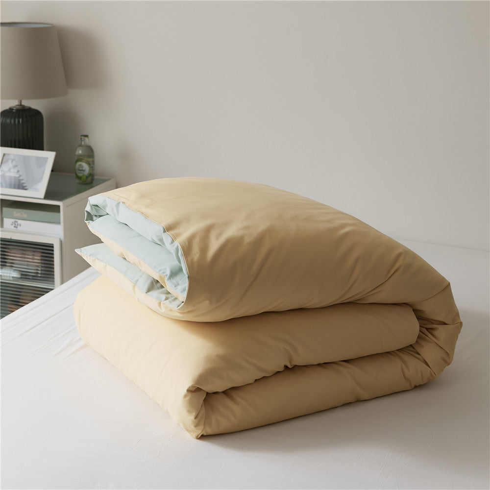 Solid color 100% cotton Duvet Cover