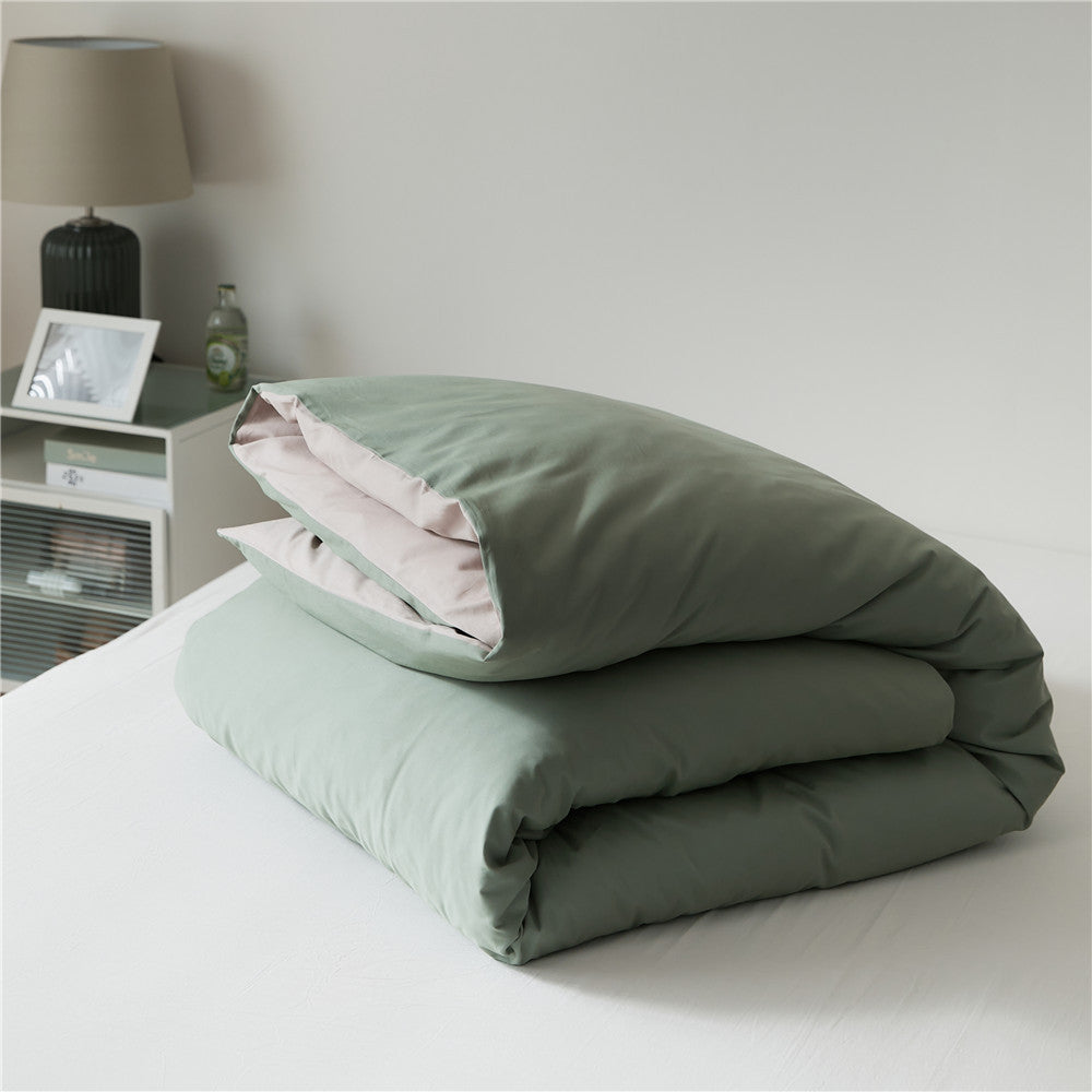 Solid color 100% cotton Duvet Cover