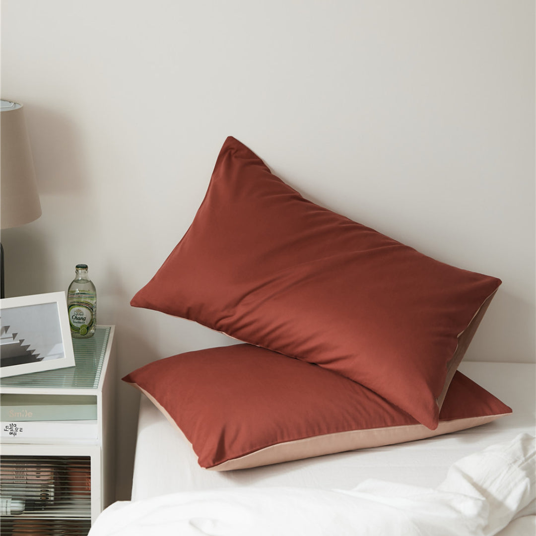 Solid color 100% cotton Pillowcase