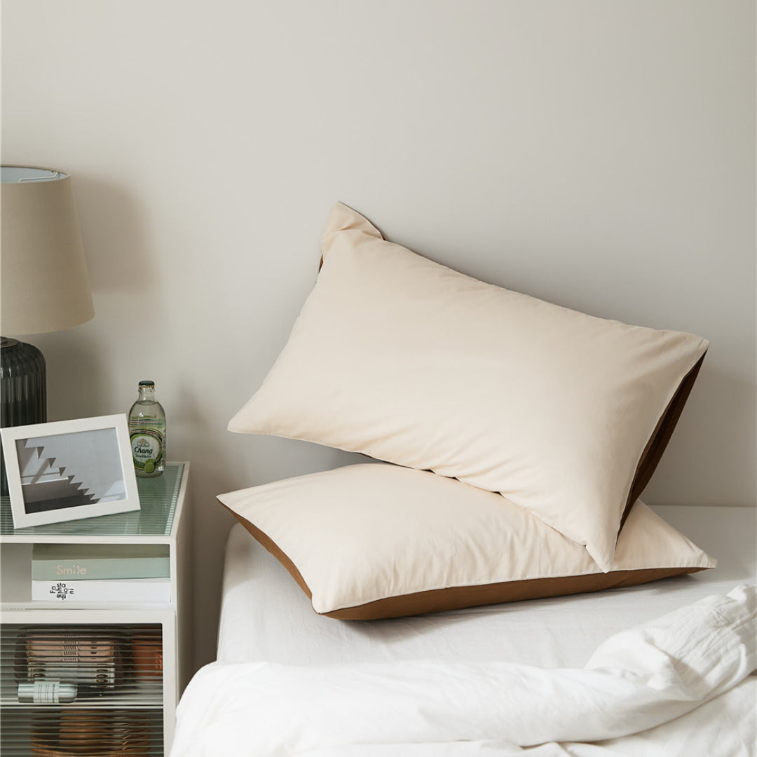 Solid color 100% cotton Pillowcase