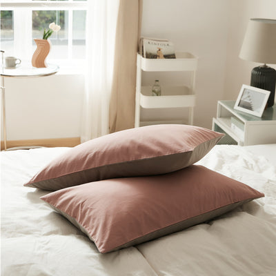 Solid color 100% cotton Pillowcase