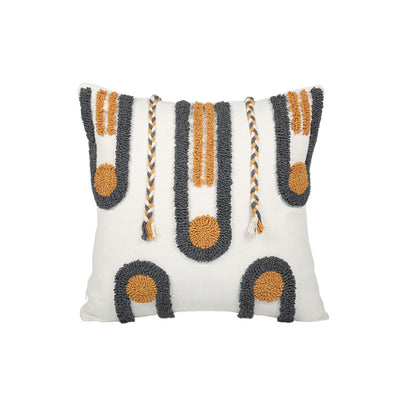 Bohemian tufted bright Cushion Cover