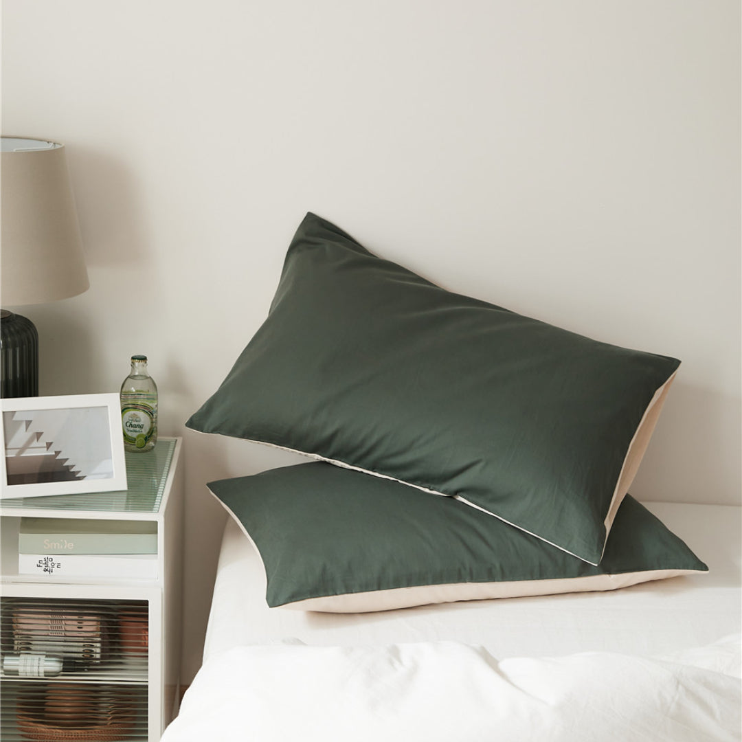 Solid color 100% cotton Pillowcase